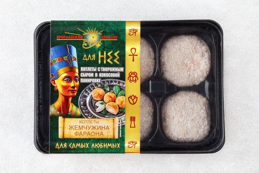 Превью товара Котлеты Жемчужина фараона с творожным сыром 350г. замороженные #1